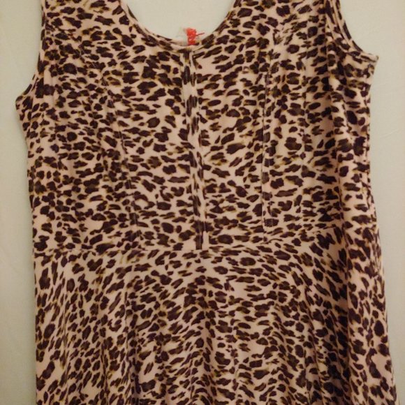 Free People Leopard  mini dress size small - Picture 3 of 10